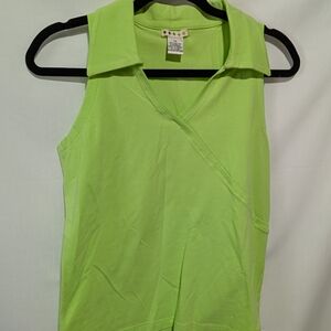 Source Unknown Neon Green Tank Top